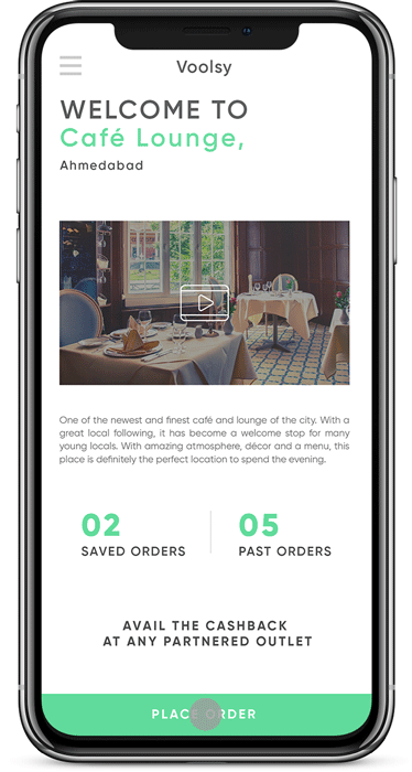 Voolsy - Quick Food Ordering and Payment Inside Restaurant